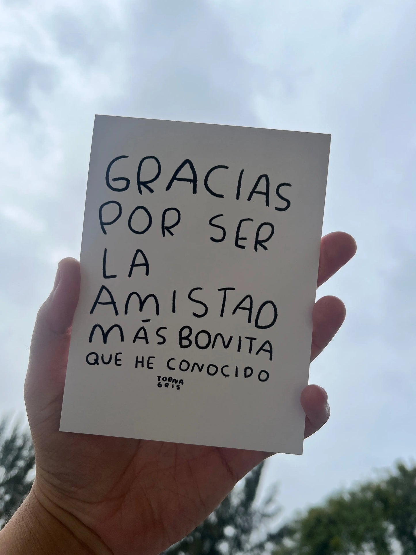 Postales para regalar (Fisico) Torna Gris - Artista Mexicano