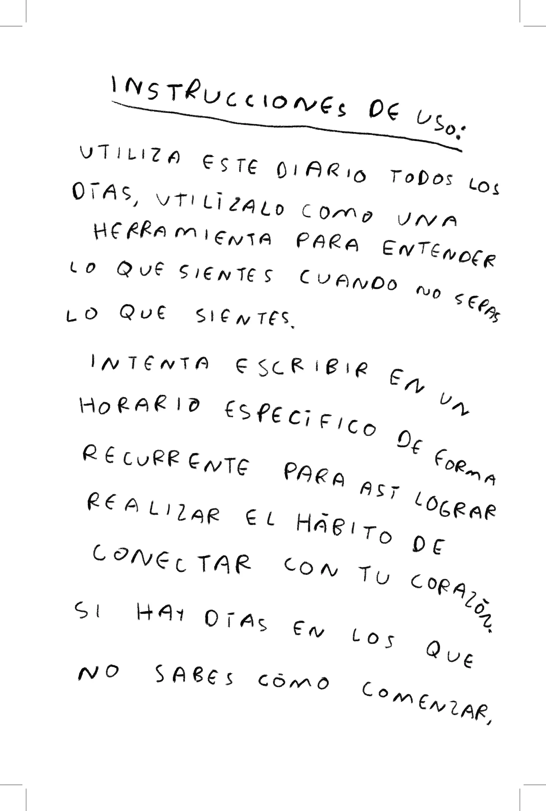 Hola, corazon - Diario para entender tus sentimientos (imprime en casa) - Torna Gris - Artista Mexicano