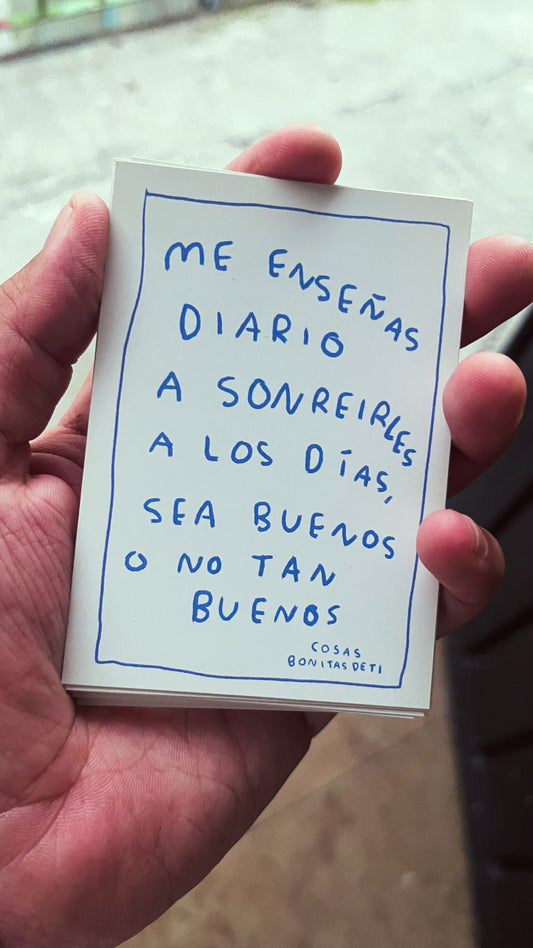 Todas las cosas bonitas de ti — Deck de cartas · Torna Gris