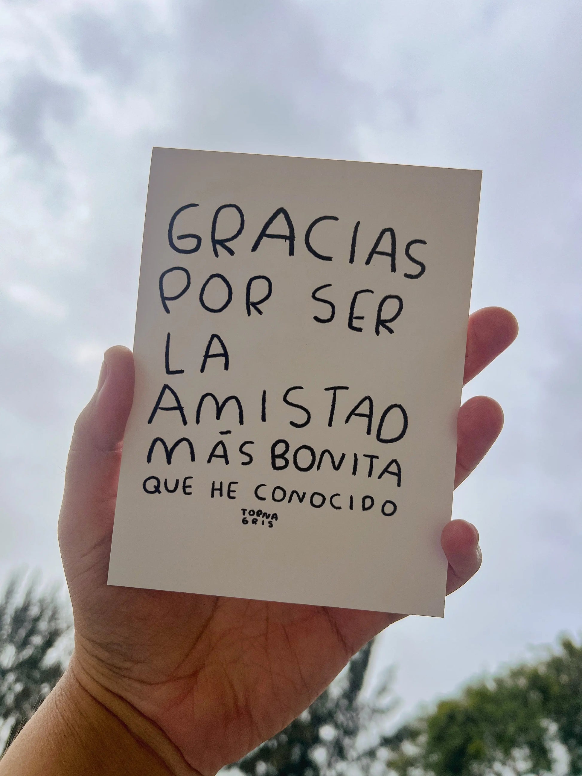 Postales para regalar (Fisico) Torna Gris - Artista Mexicano