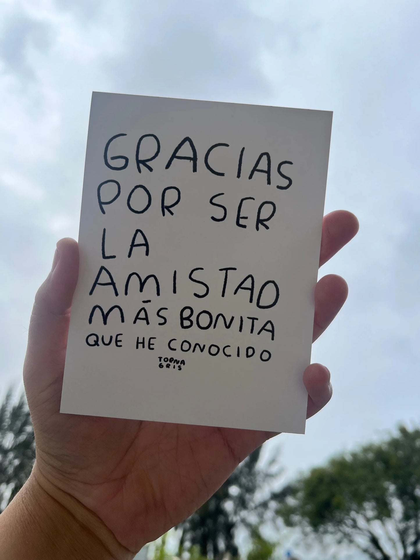 Postales para regalar (Fisico) Torna Gris - Artista Mexicano