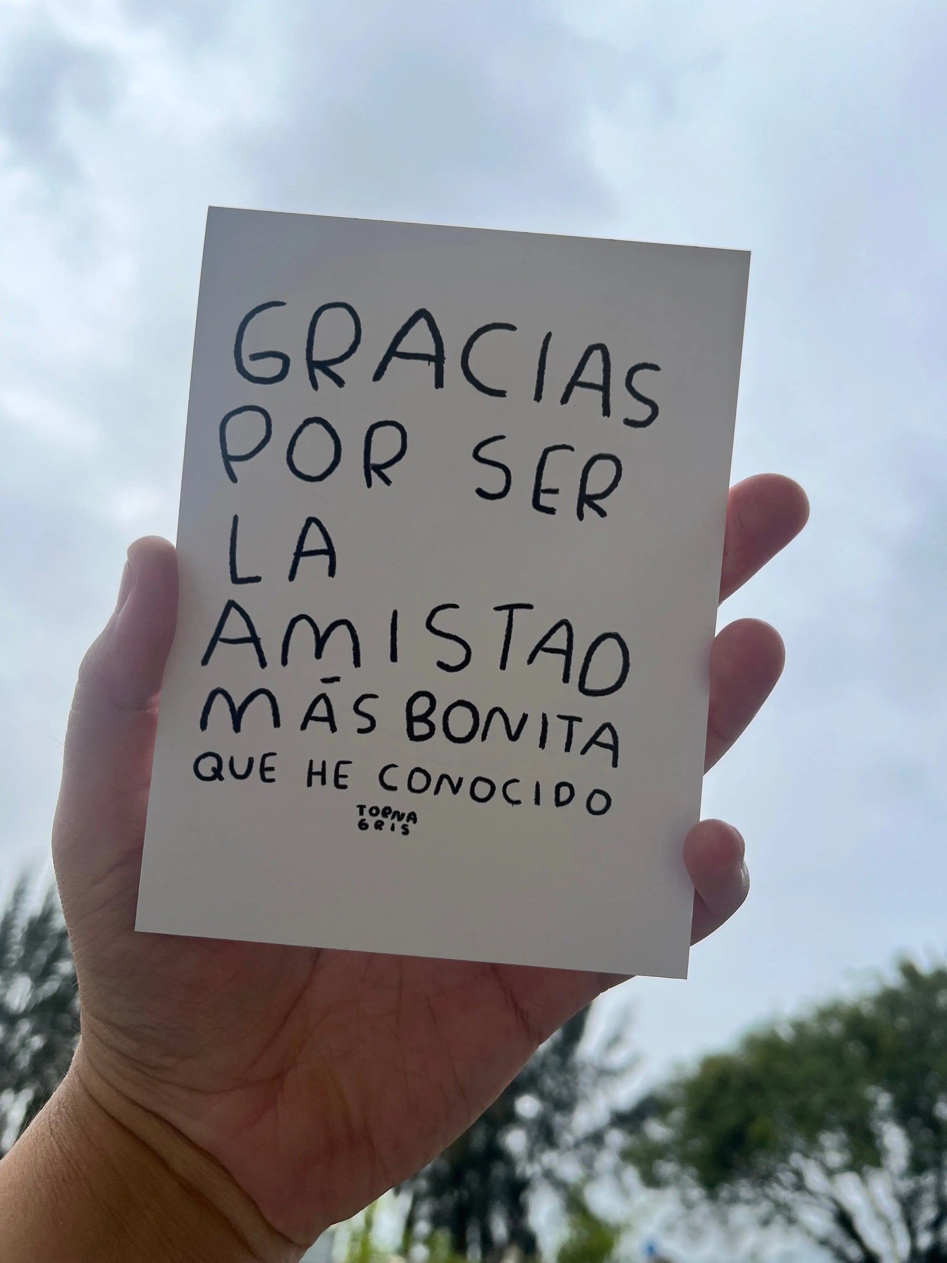 Postales para regalar (Fisico) Torna Gris - Artista Mexicano