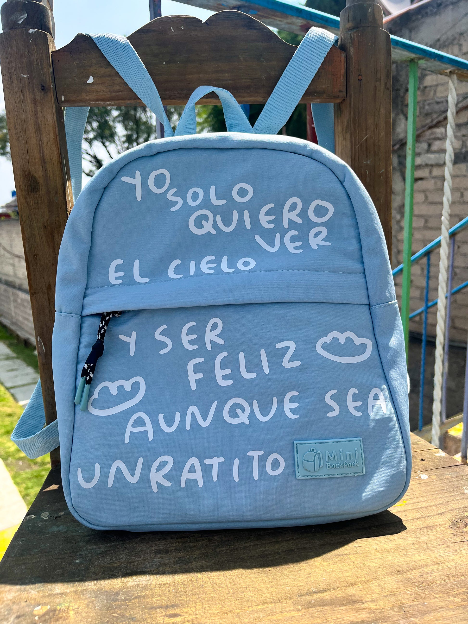 Mochila mini backpack AZUL