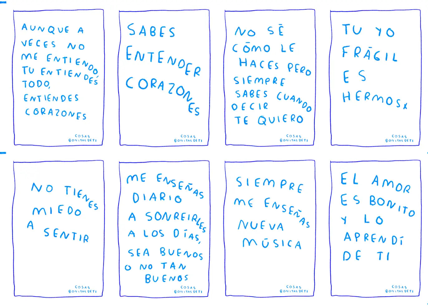 Todas las cosas bonitas de ti (PDF Digital) Torna Gris - Artista Mexicano