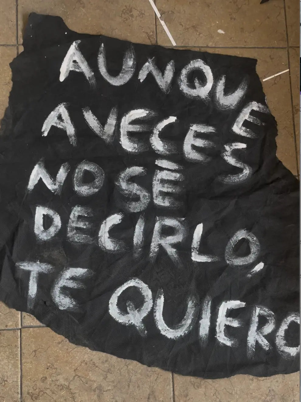 Aunque a veces no se decirlo, te quiero (Pintura original) Torna Gris - Artista Mexicano