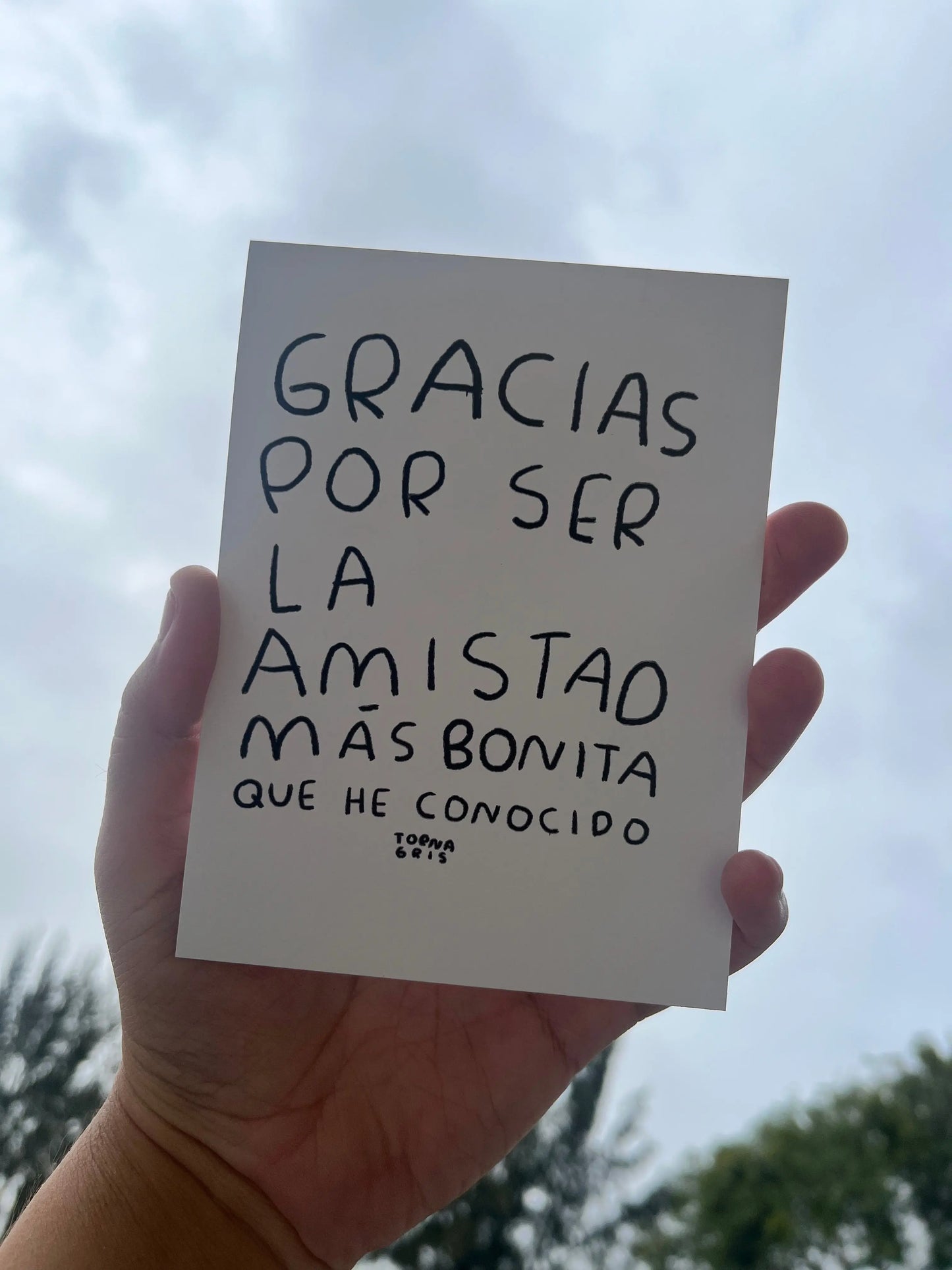 Postales para regalar (Fisico) Torna Gris - Artista Mexicano