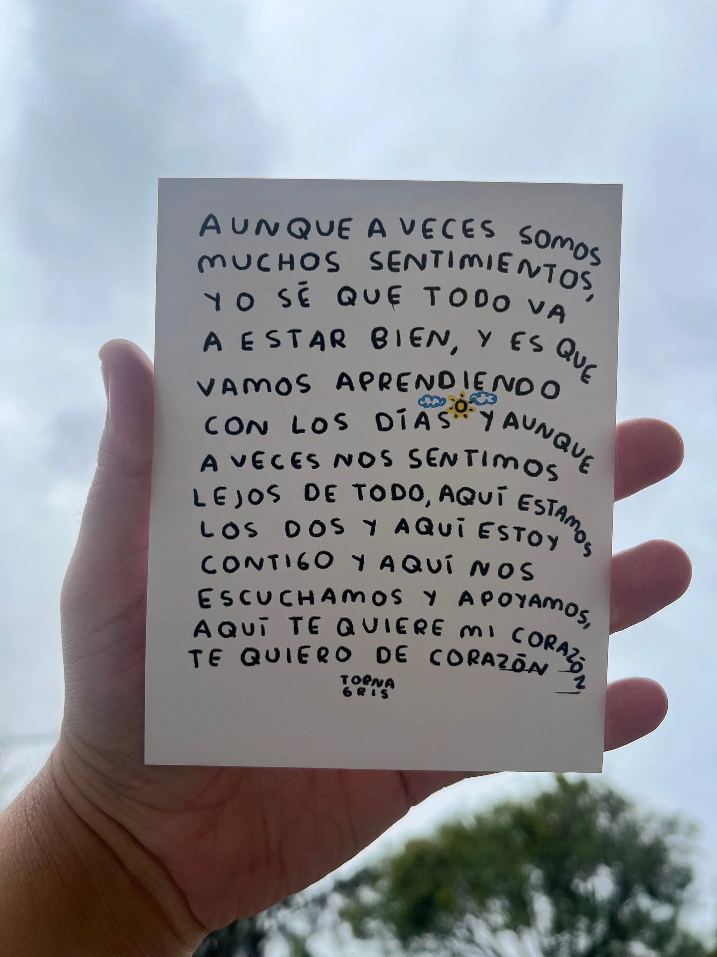 Postales para regalar (Fisico) Torna Gris - Artista Mexicano