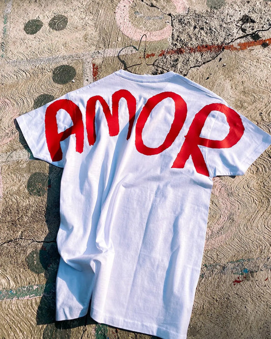 Amor - Playera unisex Torna Gris - Artista Mexicano