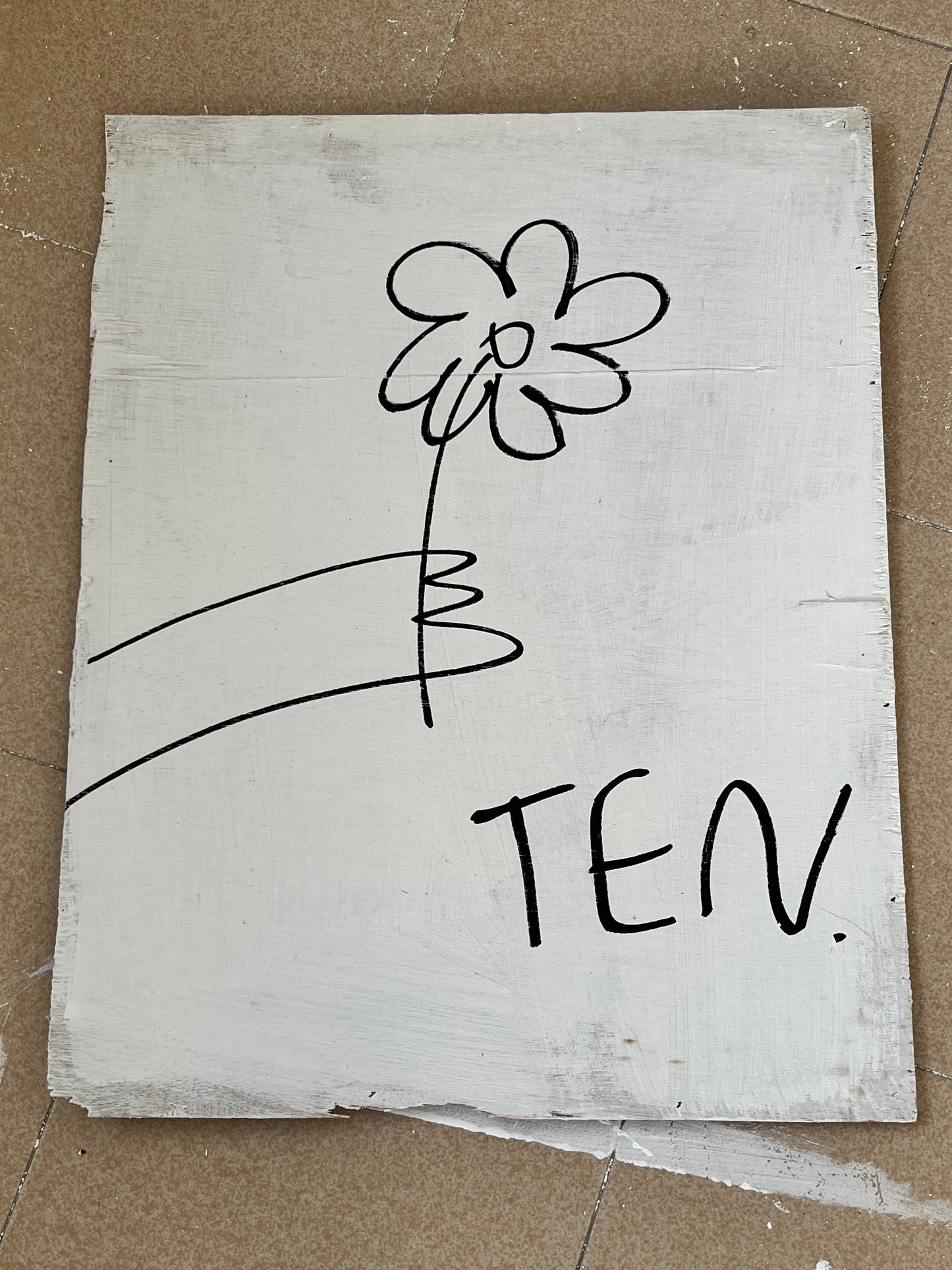 Ten (pintura original) Torna Gris - Artista Mexicano