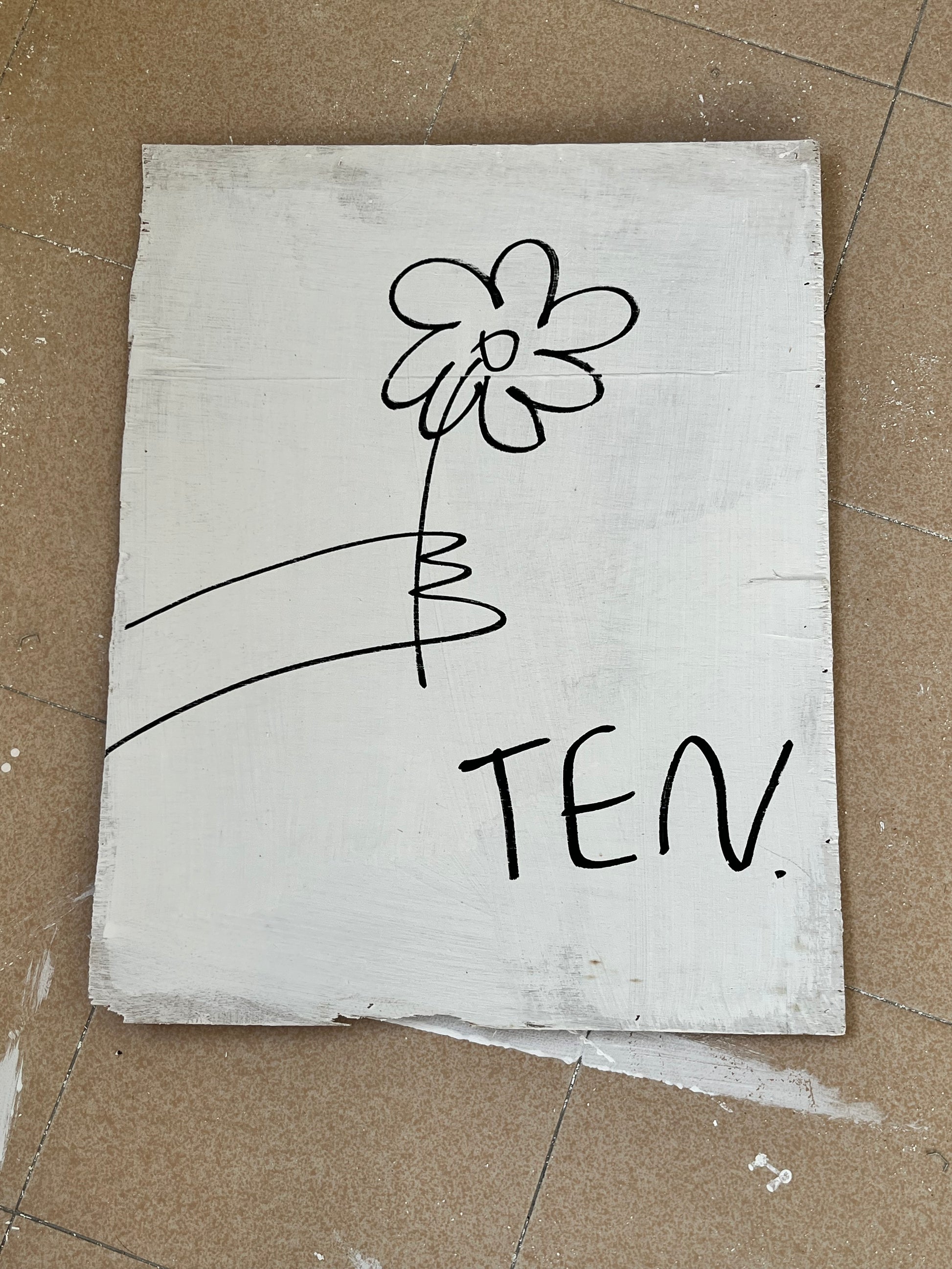 Ten (pintura original) Torna Gris - Artista Mexicano