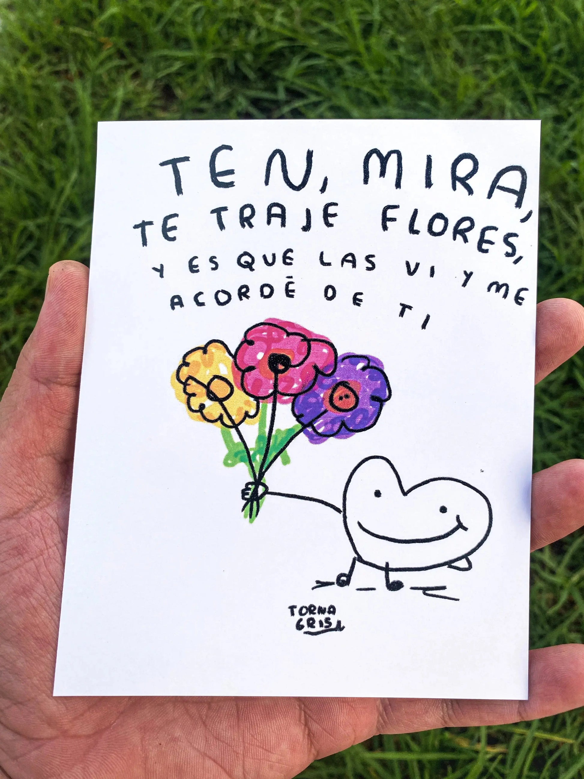 Set de 40 postales para regalar (imprime en casa) - Torna Gris - Artista Mexicano