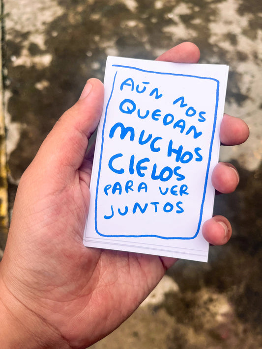 Cosas para leer cuando no sepas que sentir (IMPRIME EN CASA) (pdf digital) Torna Gris - Artista Mexicano