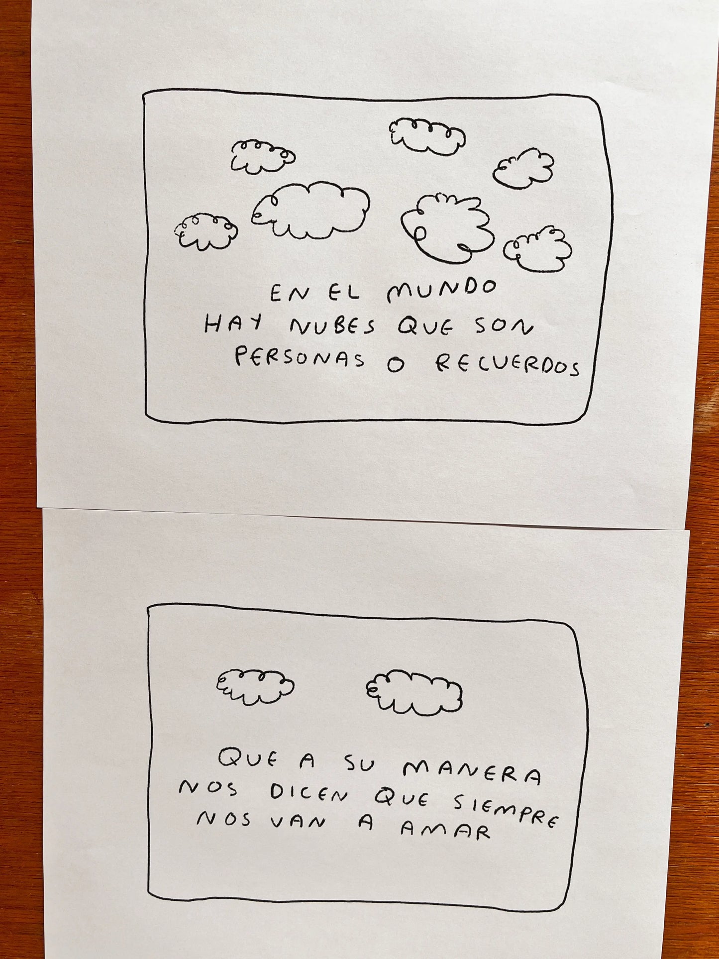 El libro para colorear nubes (imprime en casa) Torna Gris - Artista Mexicano