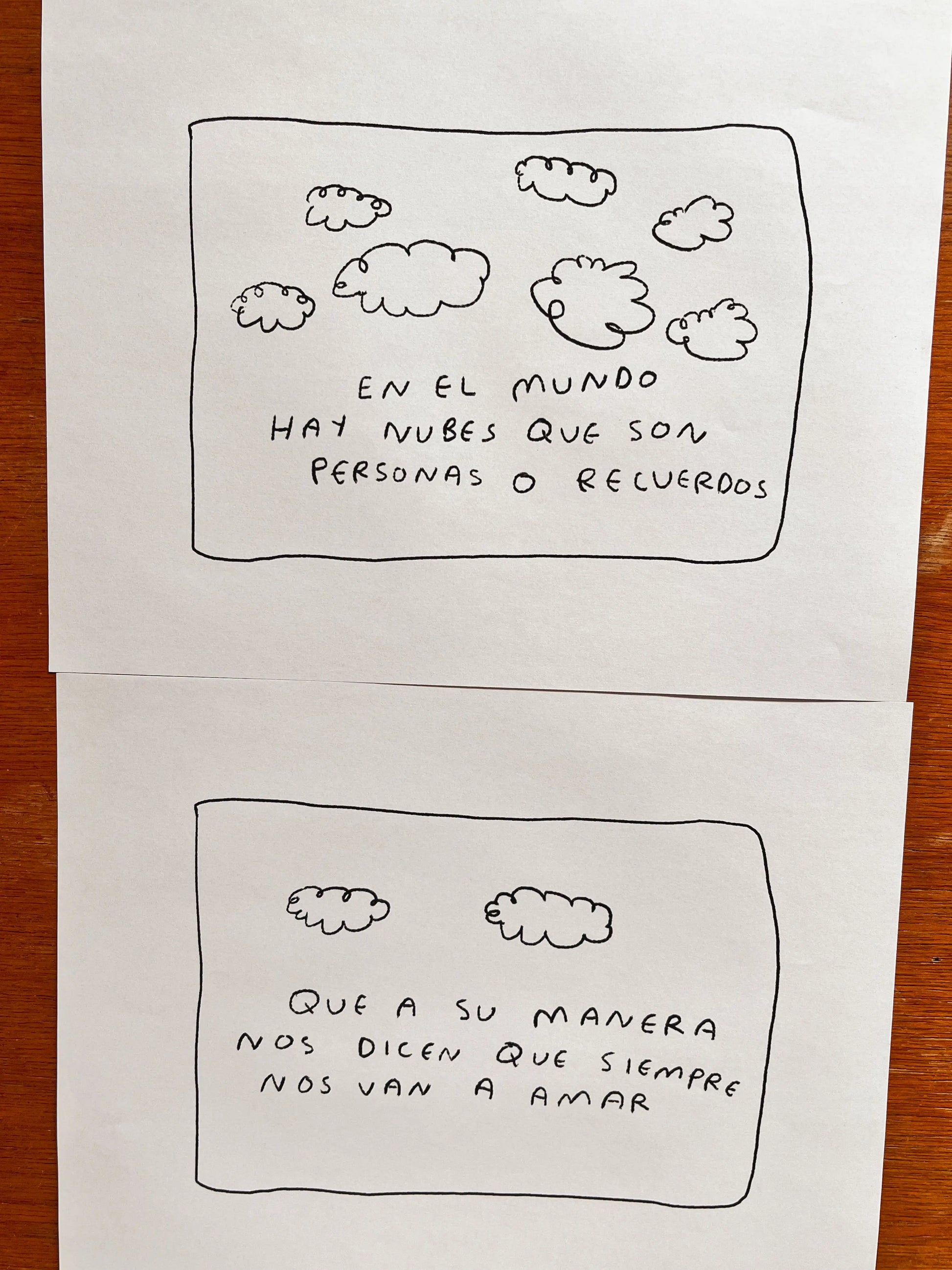 El libro para colorear nubes (imprime en casa) Torna Gris - Artista Mexicano