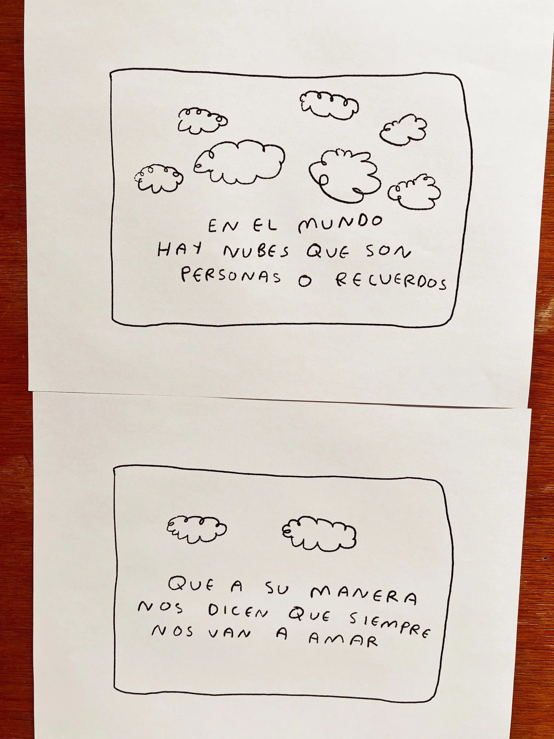 El libro para colorear nubes (FISICO) Torna Gris - Artista Mexicano