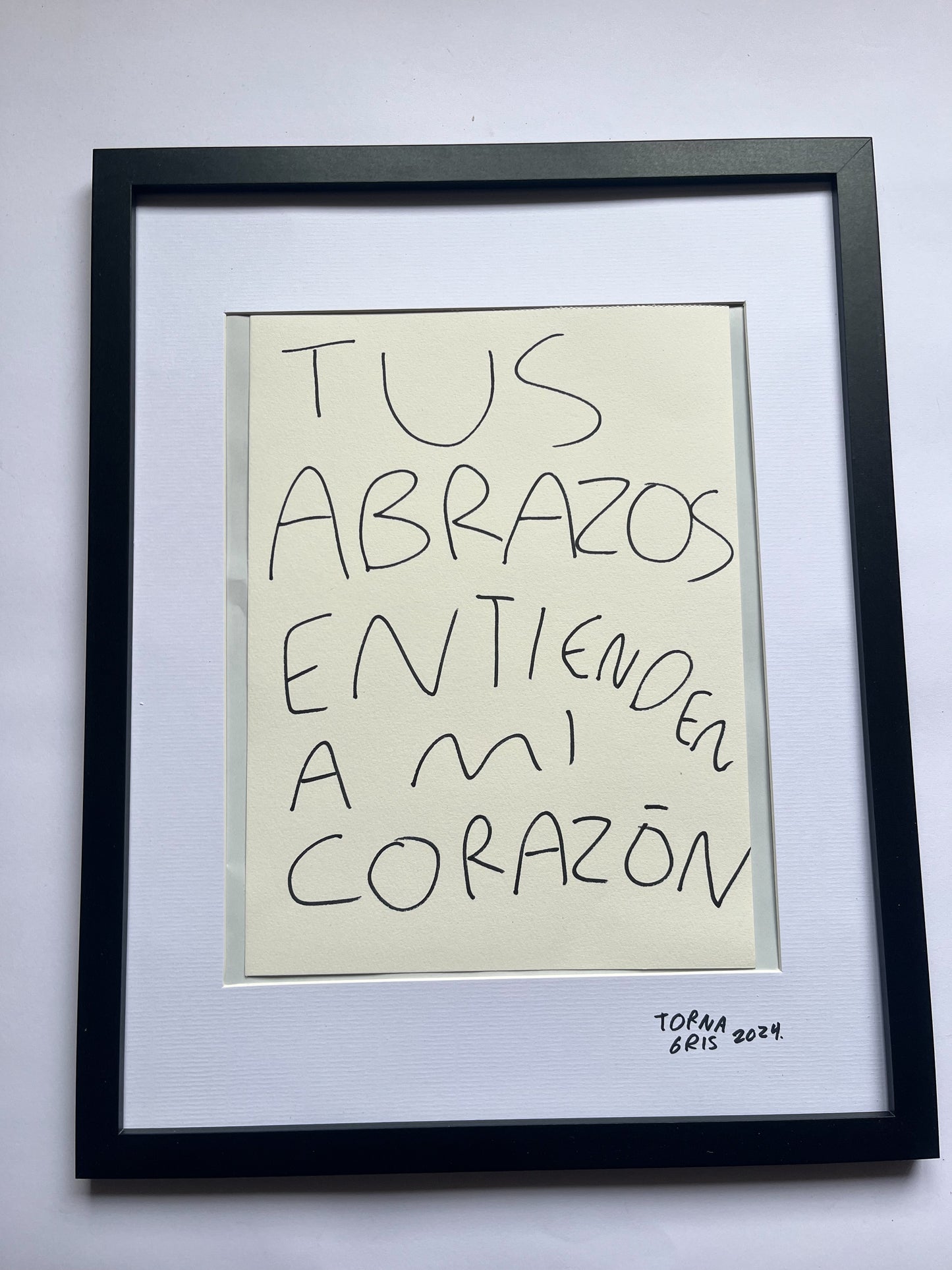 Abrazos cuadro original