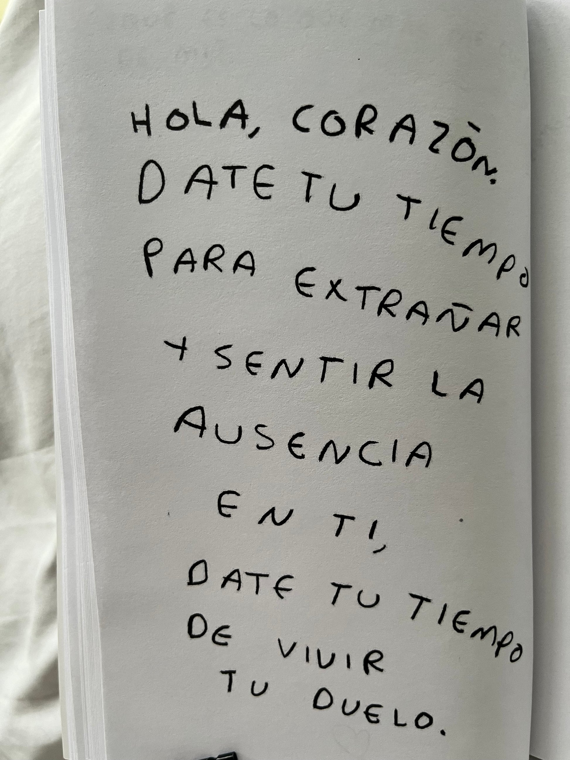 Hola, corazon. Diario para entender tus sentimientos (FISICO) Torna Gris - Artista Mexicano