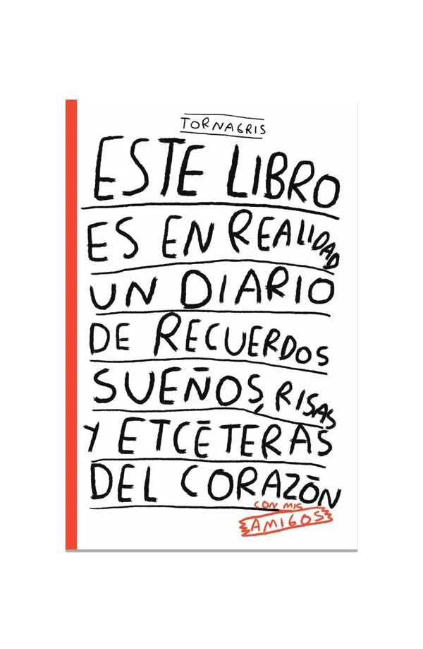 Diario para amigos digital (imprime en casa) Torna Gris - Artista Mexicano