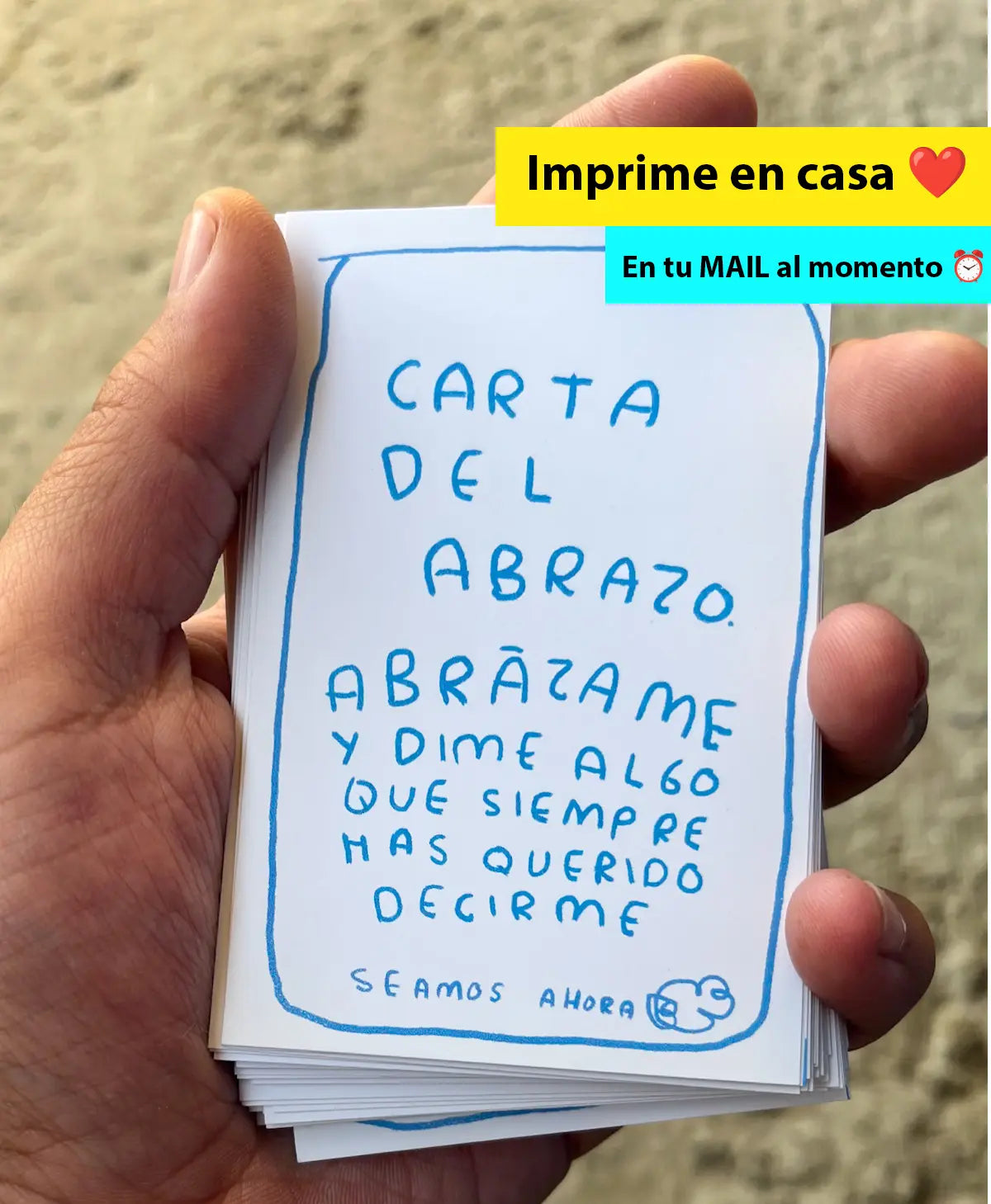 Seamos nuestro ahora clasico (imprime en casa) - Torna Gris - Artista Mexicano