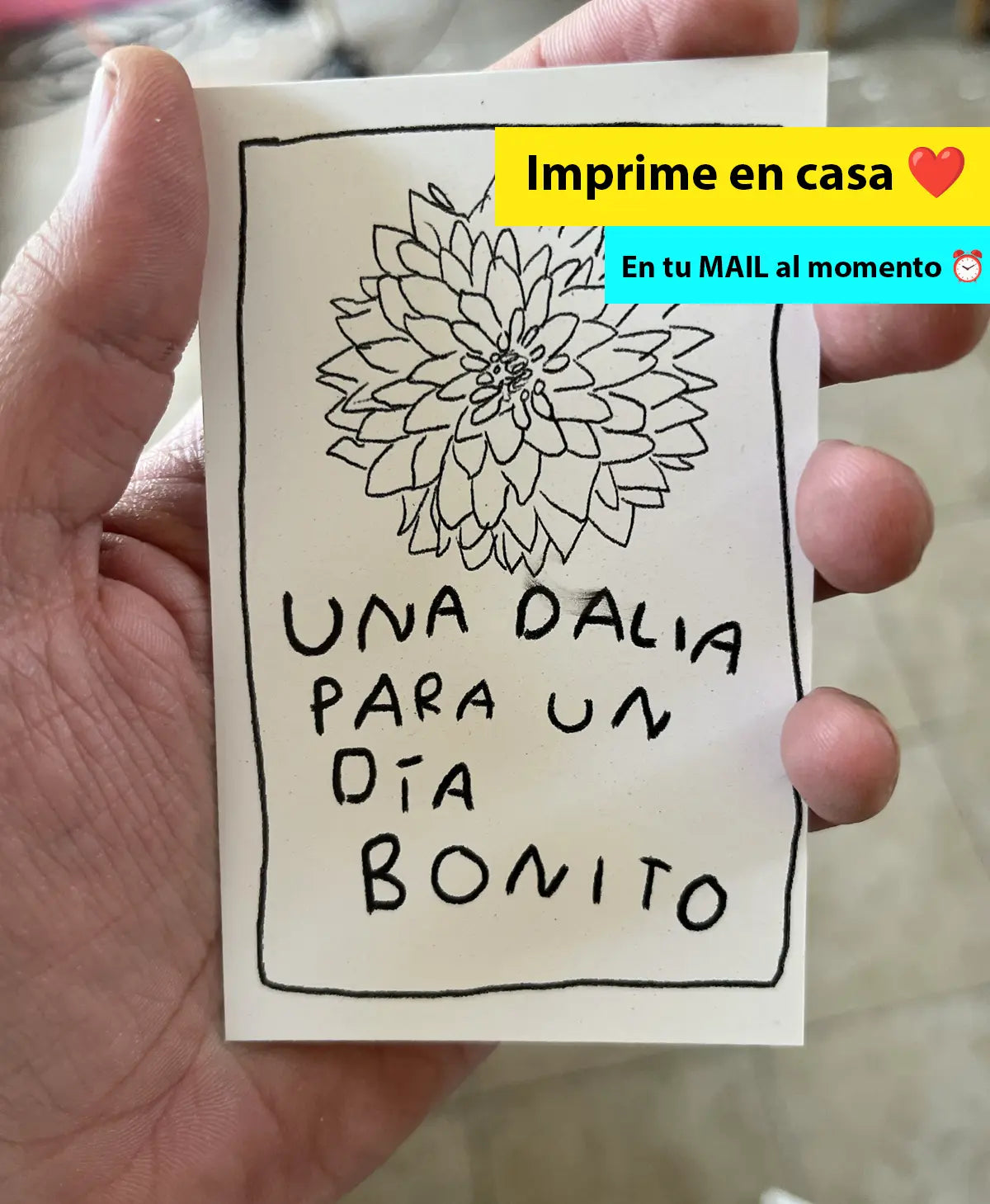 Cartas de flores para regalar (imprime en casa) - Torna Gris - Artista Mexicano