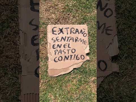 Extraño sentarme en el pasto contigo #extrañar #pasto #contigo