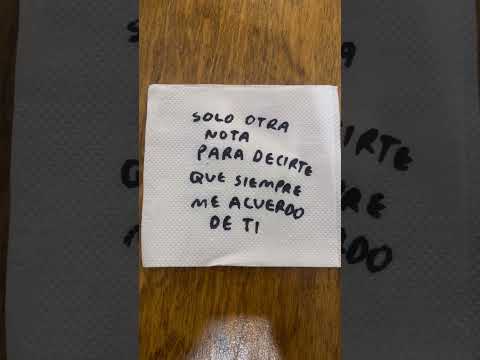 Solo otra nota para decirte que siempre me acuerdo de ti #notas #frases #tornagris