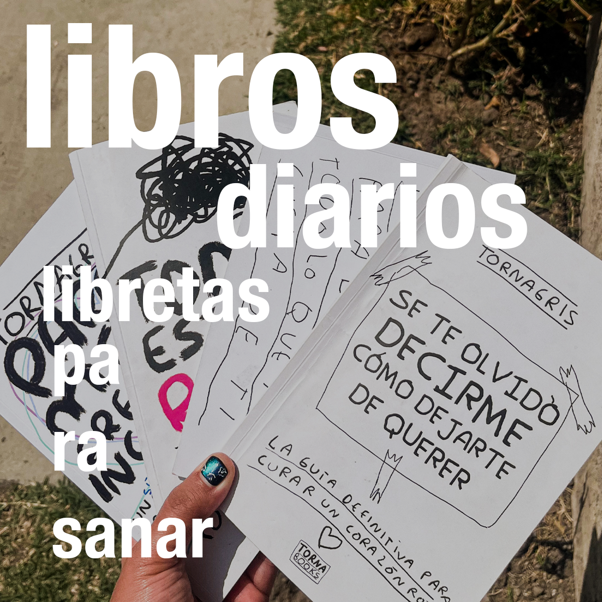 Arte hecho libros Torna Gris - Artista Mexicano