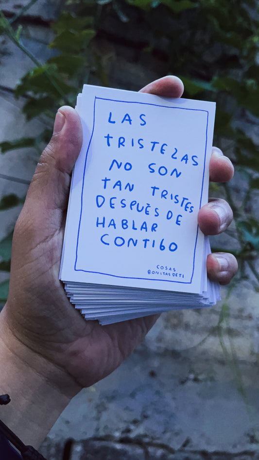 Todas las cosas bonitas de ti — Deck de cartas · Torna Gris