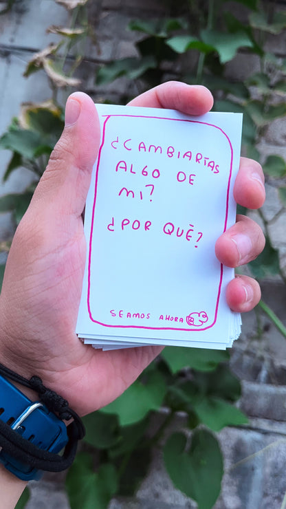 Seamos Nuestro Ahora | PAREJAS - Juego de Mesa de 70 Preguntas para Fortalecer Conexiones Emocionales