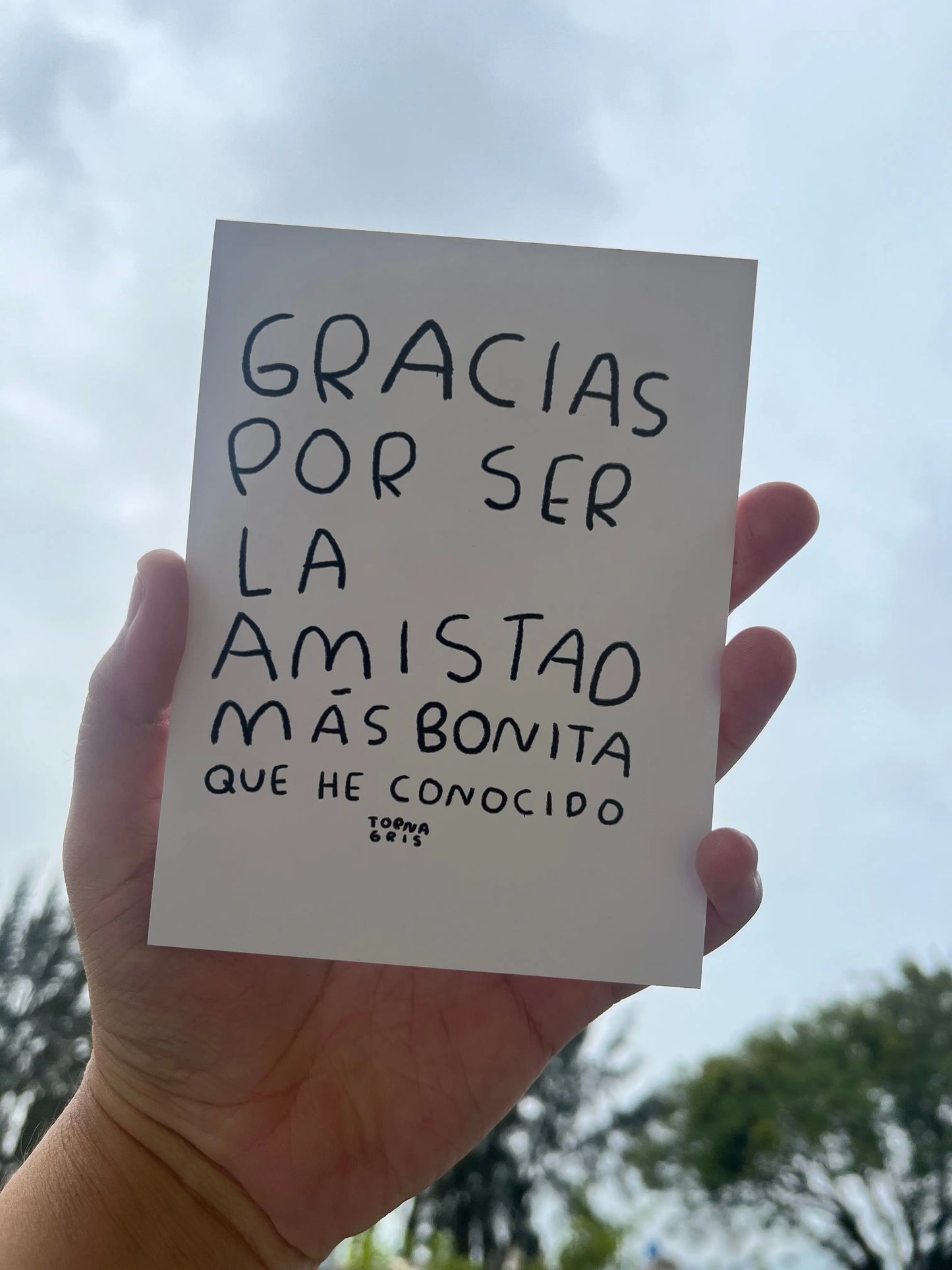 Postales para regalar (Fisico) Torna Gris - Artista Mexicano