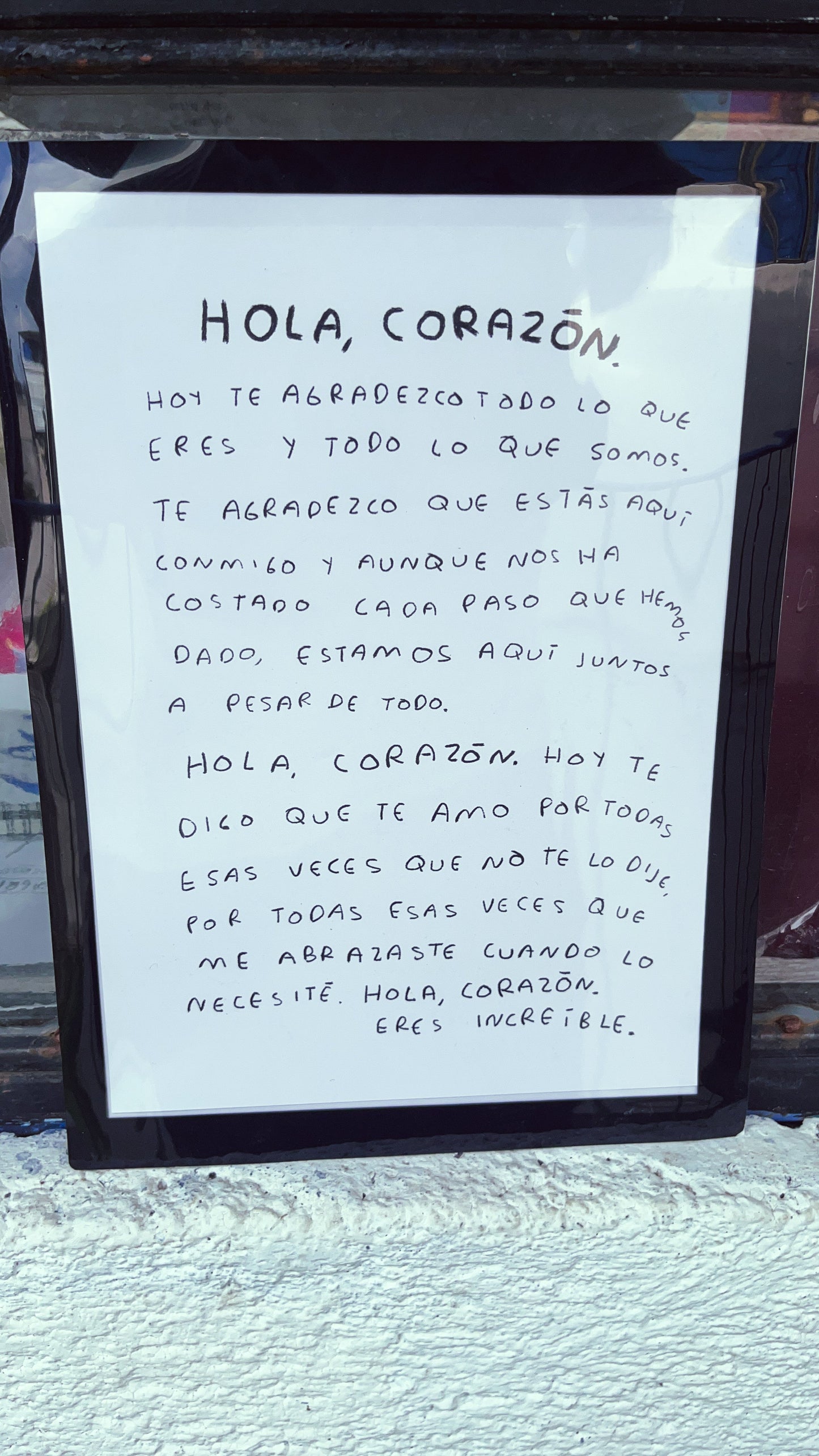 Hola, Corazón — Print Original Firmado