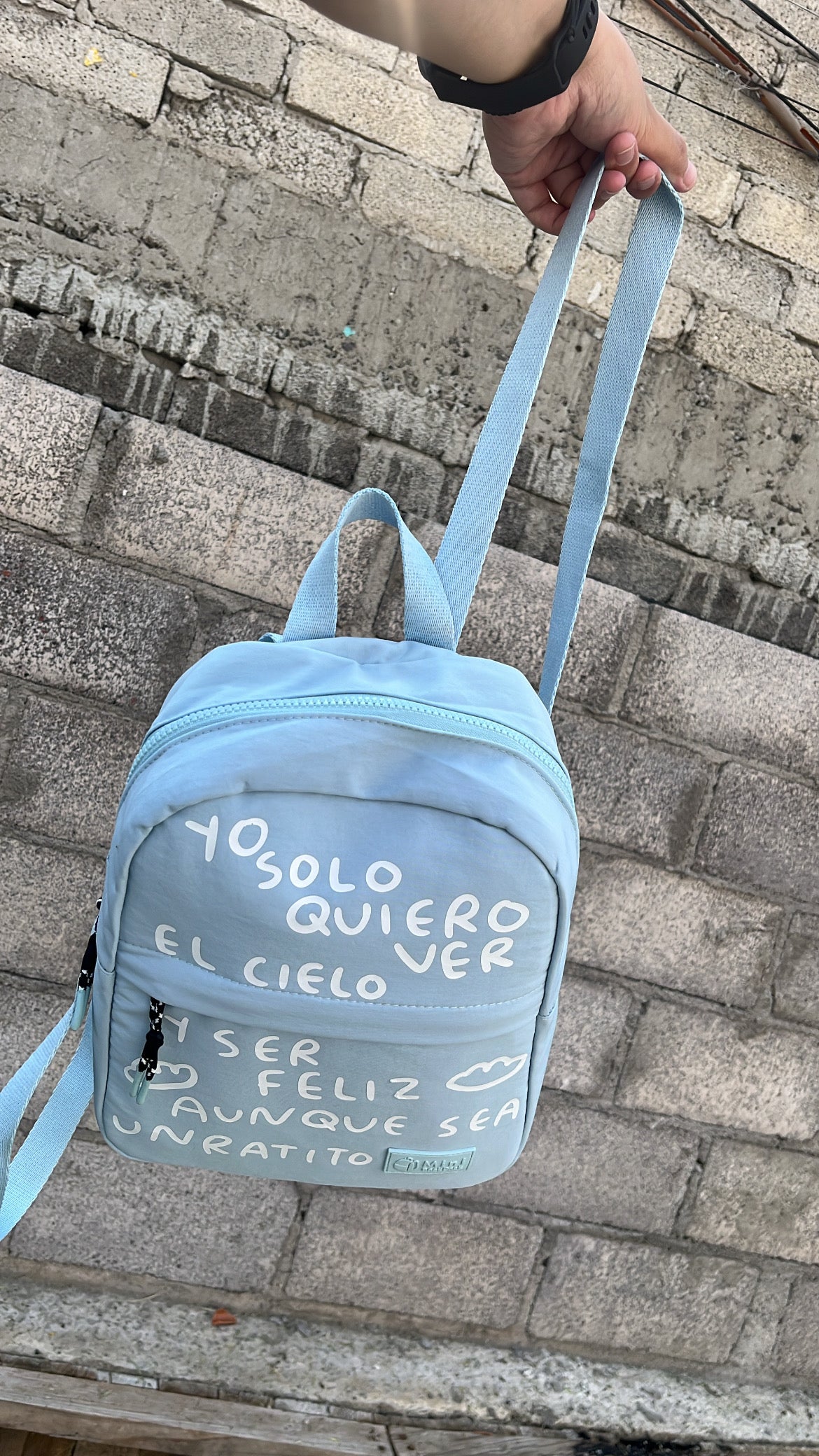 Mochila mini backpack AZUL