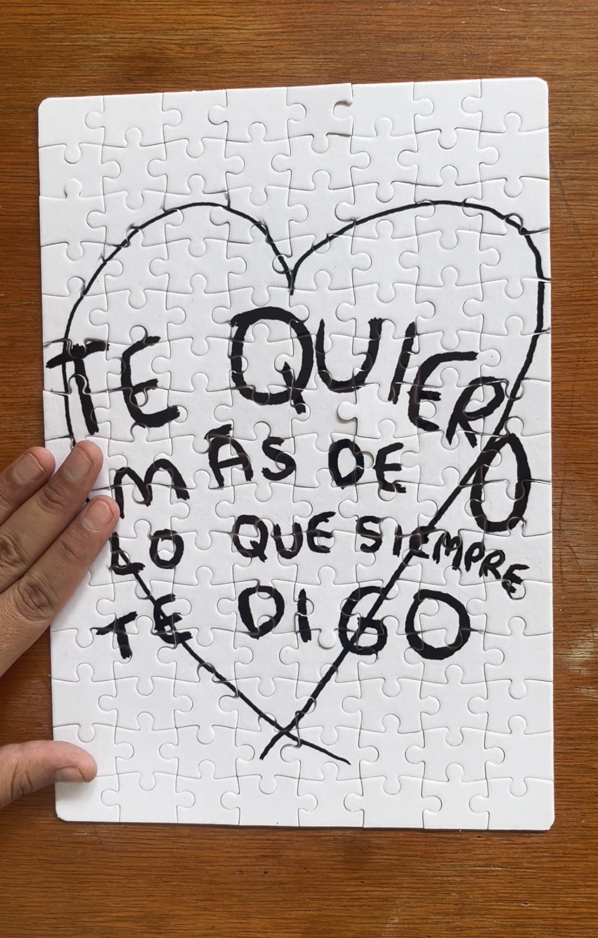 Te quiero mas de lo que siempre te digo - Rompecabezas