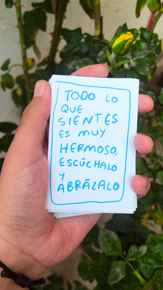 Para cuando me necesites contigo | Cartas de apoyo emocional