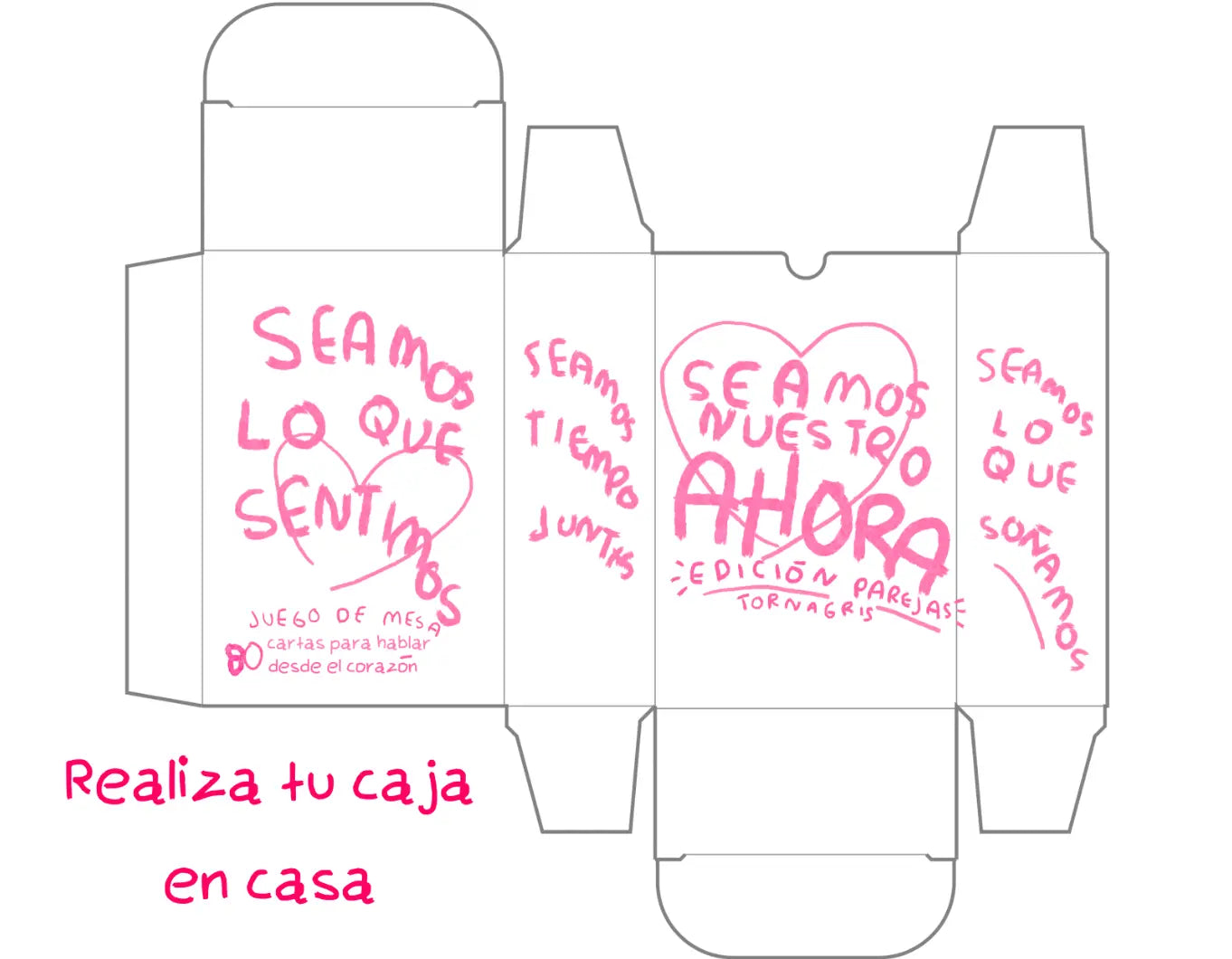 Seamos nuestro ahora Parejas 2da edicion (imprime en casa) - Torna Gris - Artista Mexicano