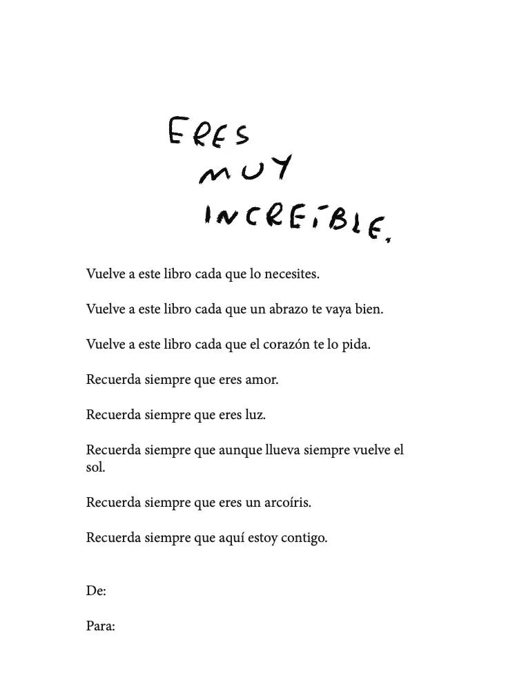 Para mi tu eres increible 2da Edicion (imprime en casa) - Torna Gris - Artista Mexicano