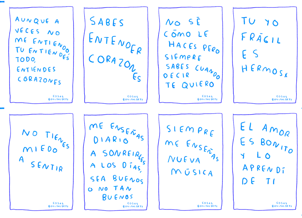 Todas las cosas bonitas de ti (PDF Digital)
