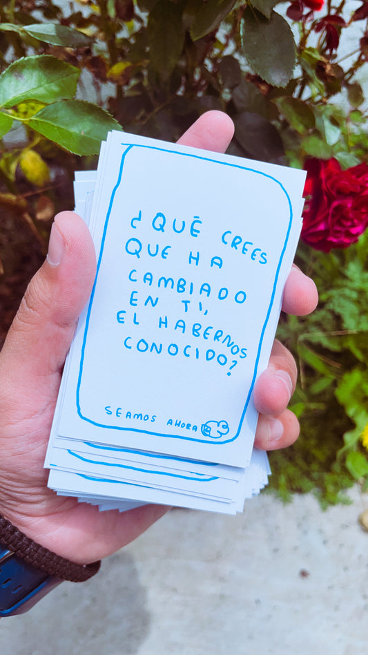Seamos Nuestro Ahora | Juego de Mesa de 70 Preguntas para Conectar y Conocerse Mejor
