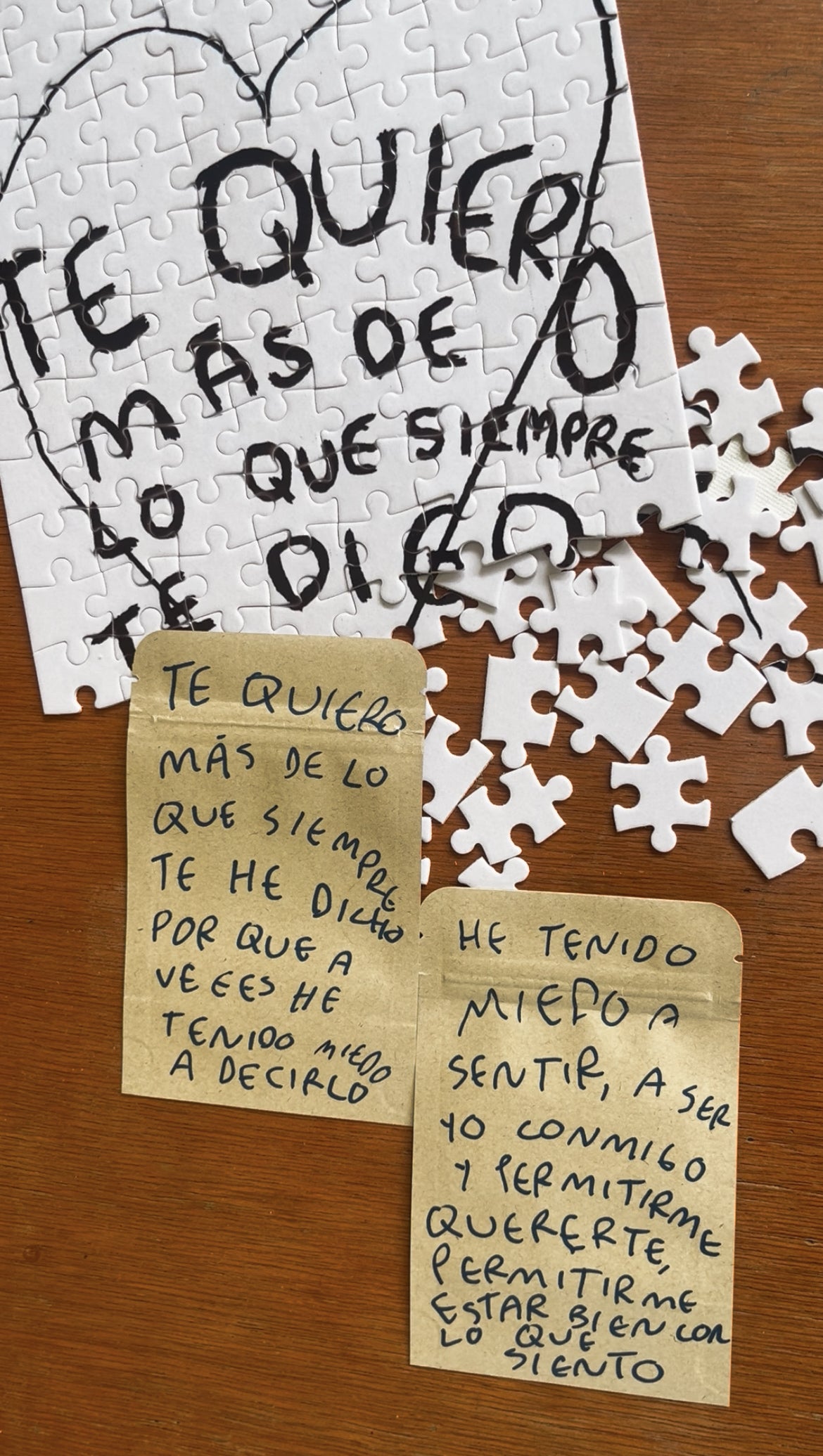 Te quiero mas de lo que siempre te digo - Rompecabezas