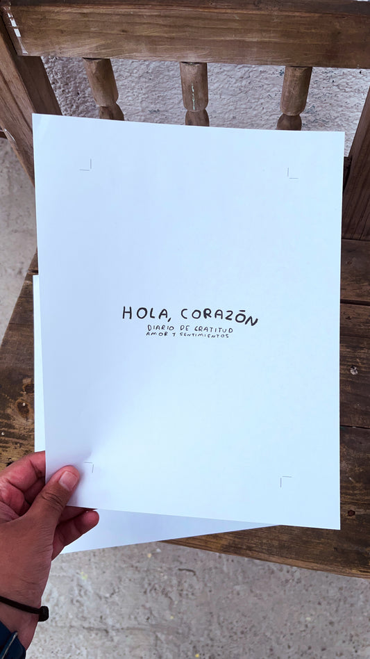 Hola, Corazón (PDF imprimible) | Diario de Sanación, Autoconocimiento y Emociones