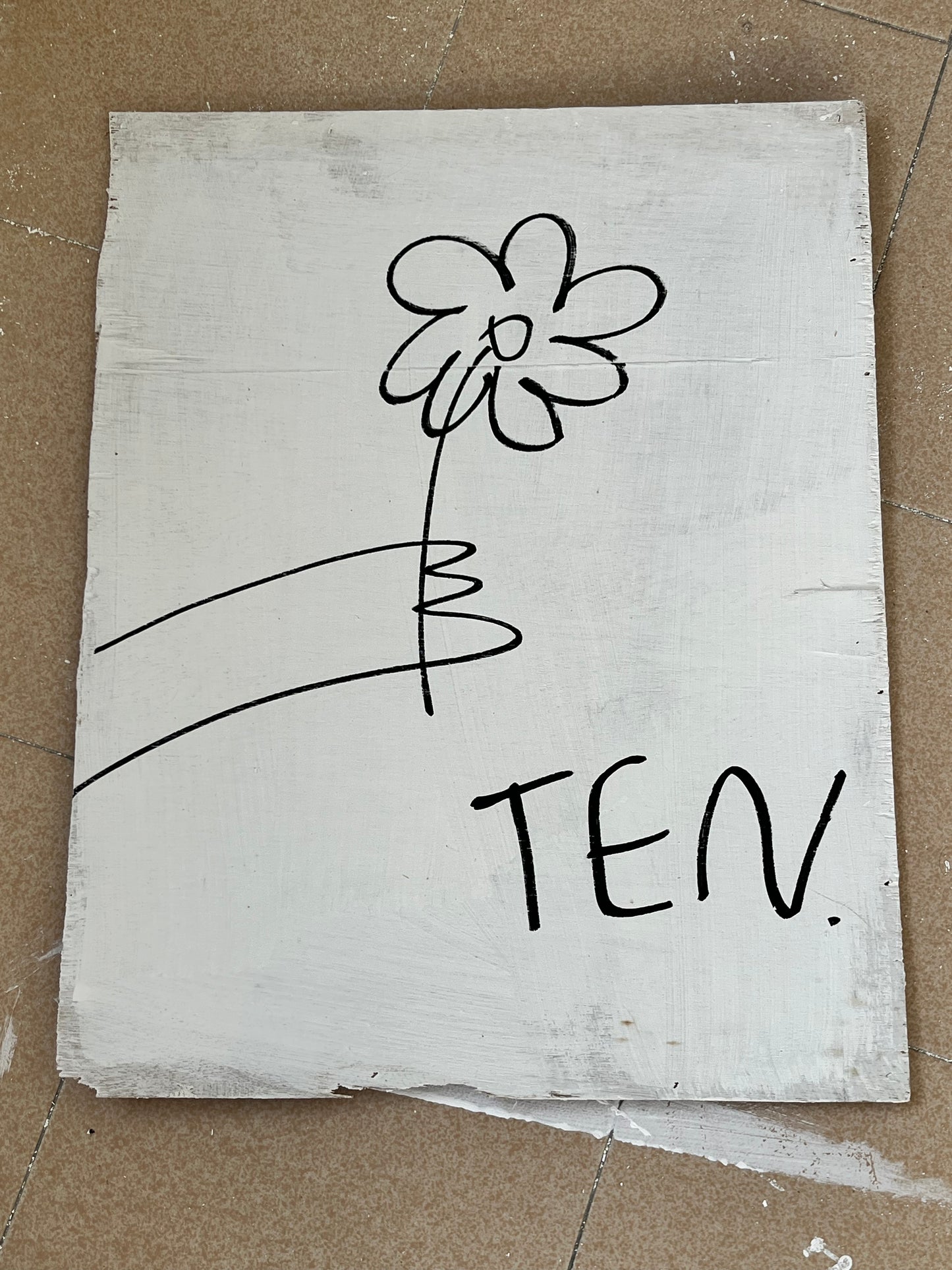 Ten (pintura original) Torna Gris - Artista Mexicano