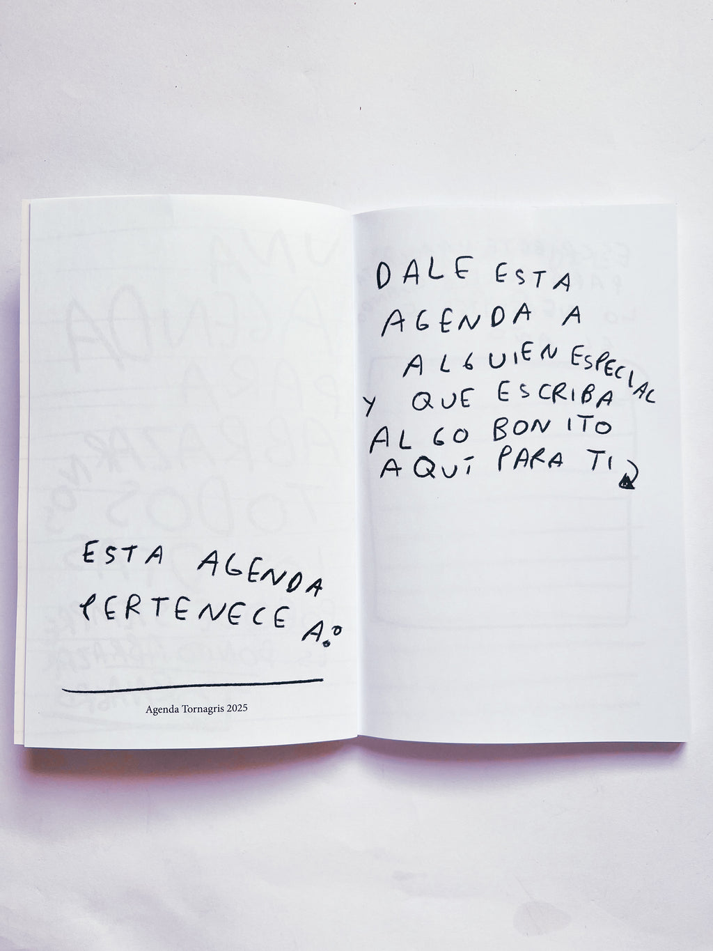 Agenda interminable digital (imprime en casa)
