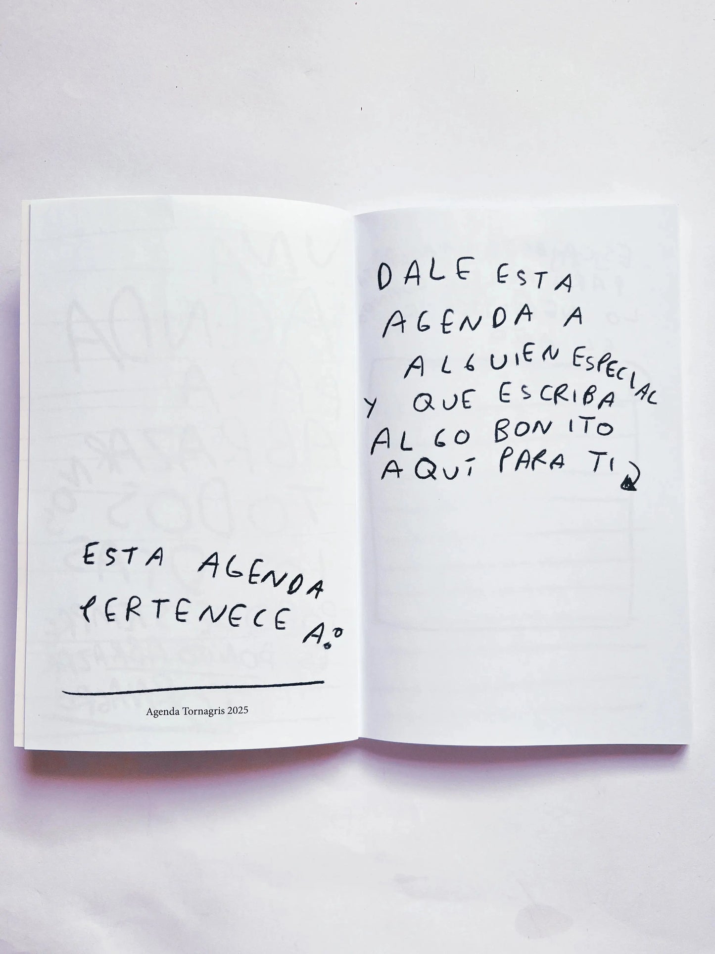 Agenda interminable Torna Gris - Artista Mexicano