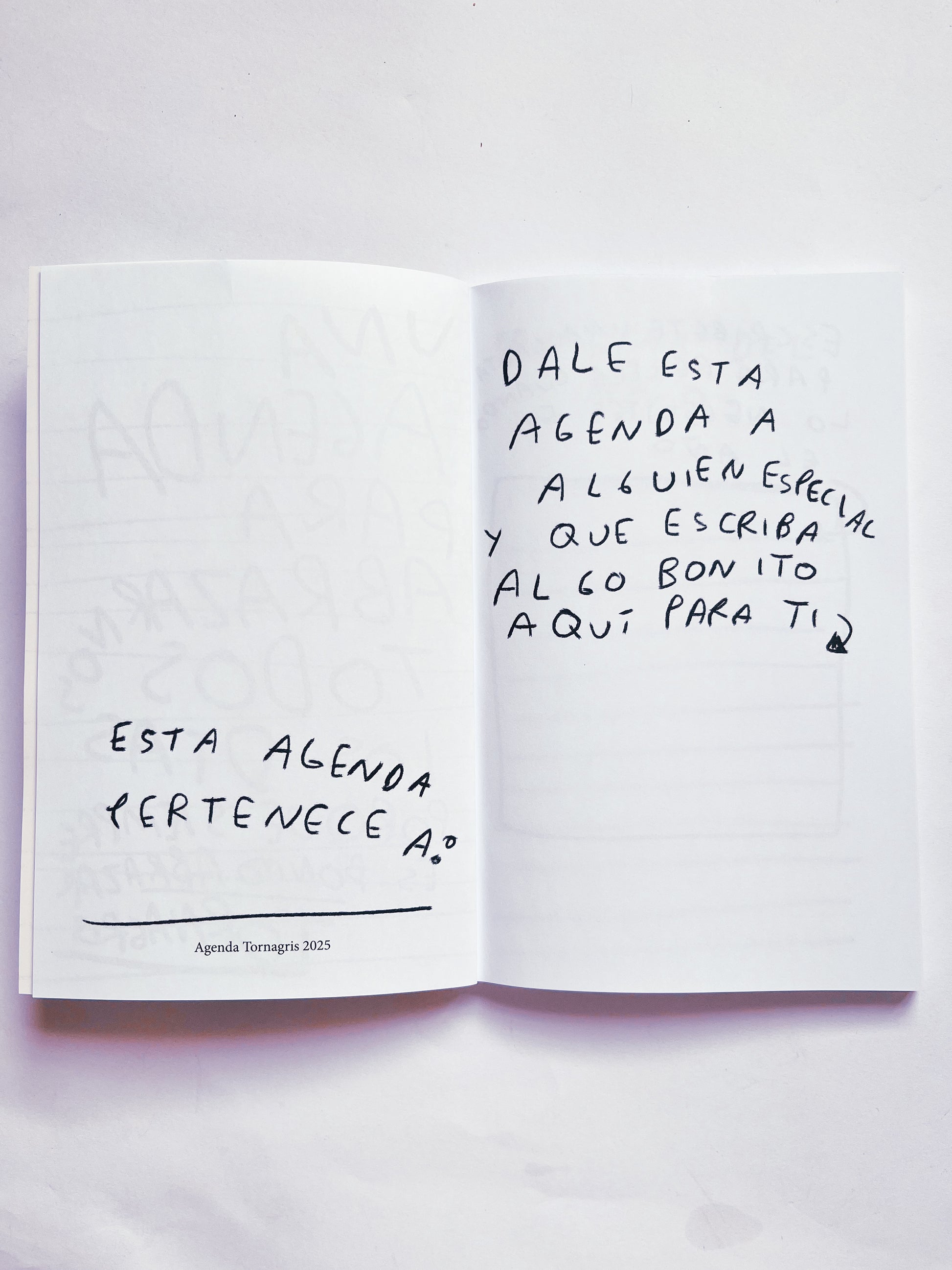 Agenda interminable digital (imprime en casa)
