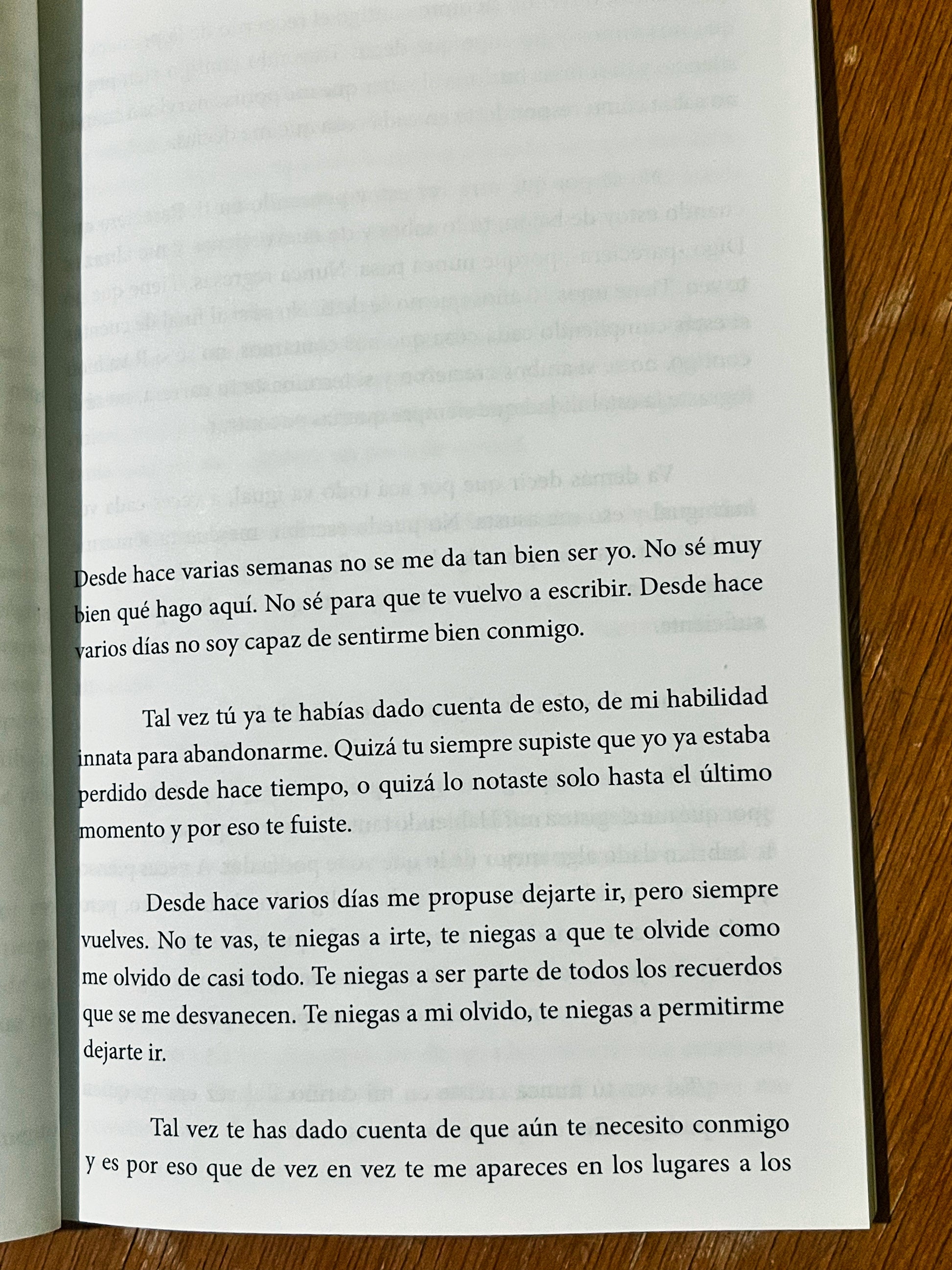 Se te olvido decirme como dejarte de querer (Fisico)