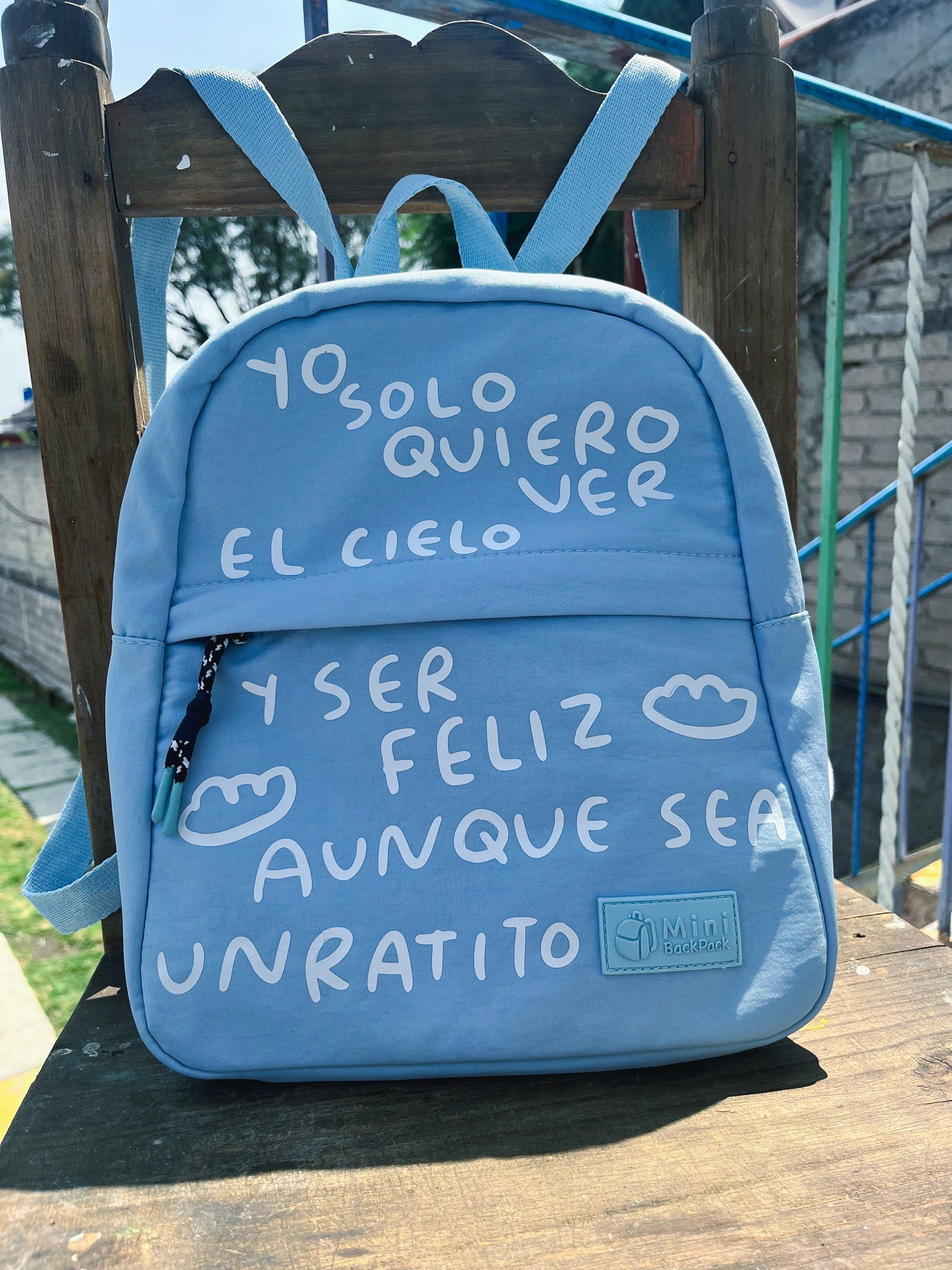 Mochila mini backpack AZUL
