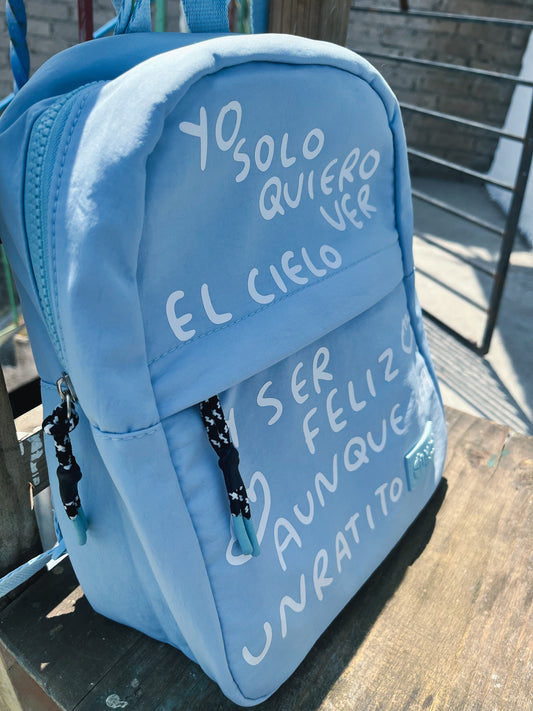Mochila mini backpack AZUL