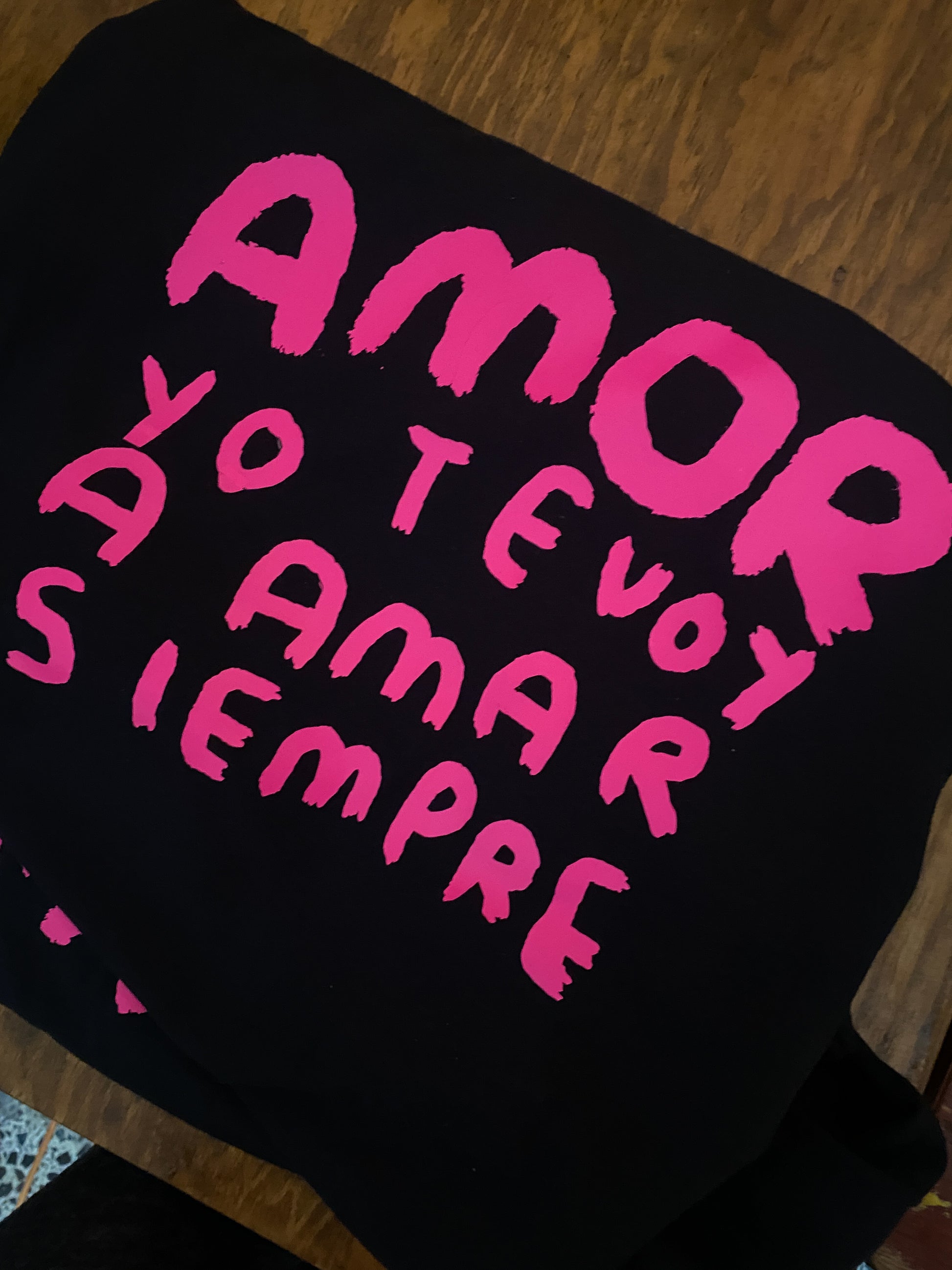 te voy a amar siempre - Playera unisex (
