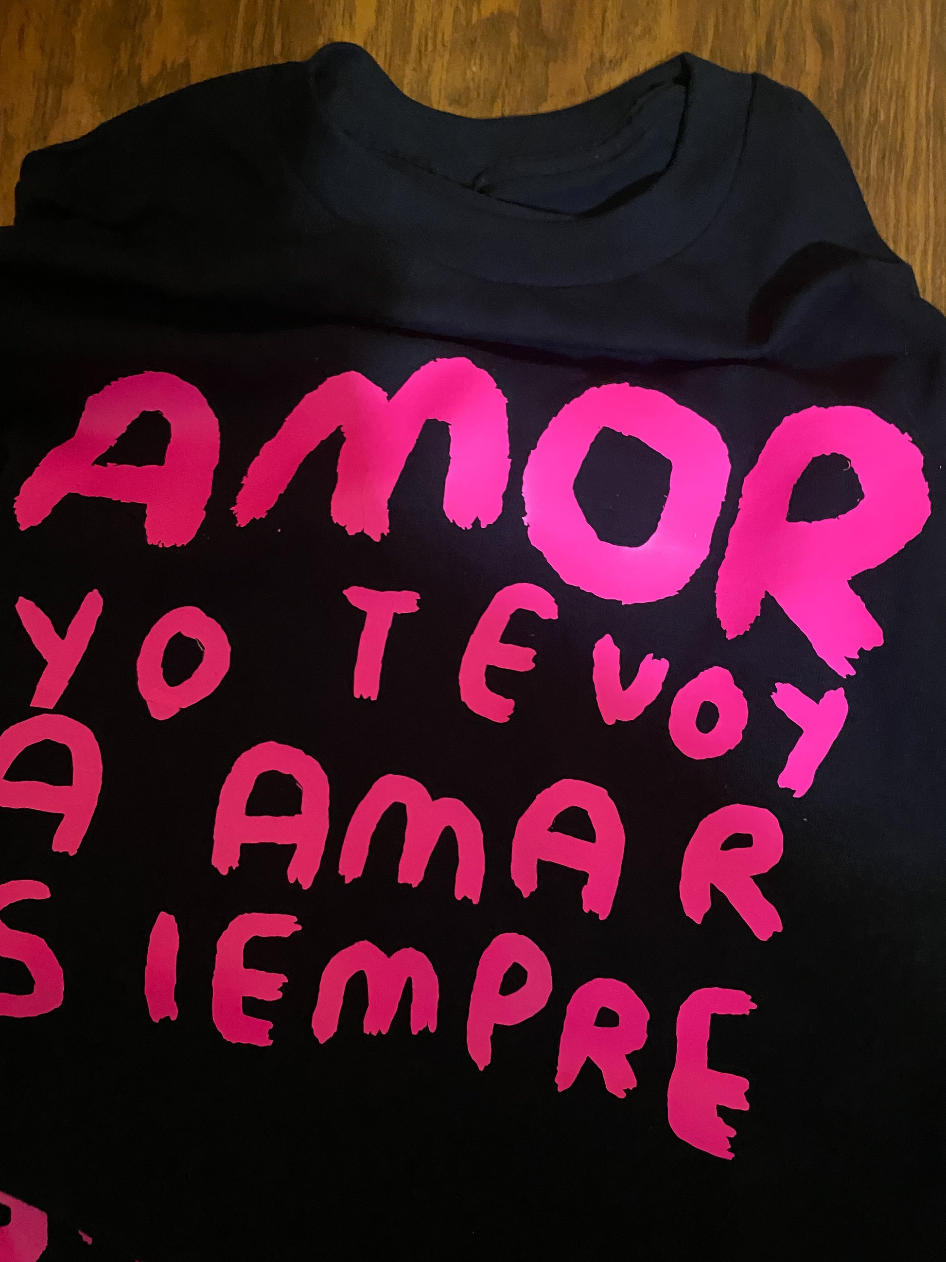 te voy a amar siempre - Playera unisex (