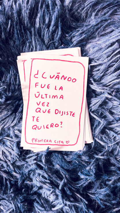 Seamos nuestro ahora - Versión primera cita
